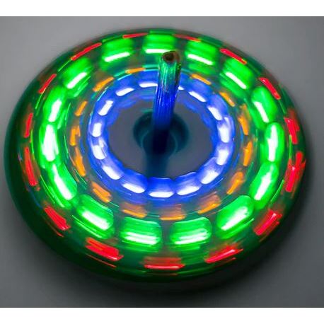 LED Flashing Spinning Top DIY Solder Kit - Image 3