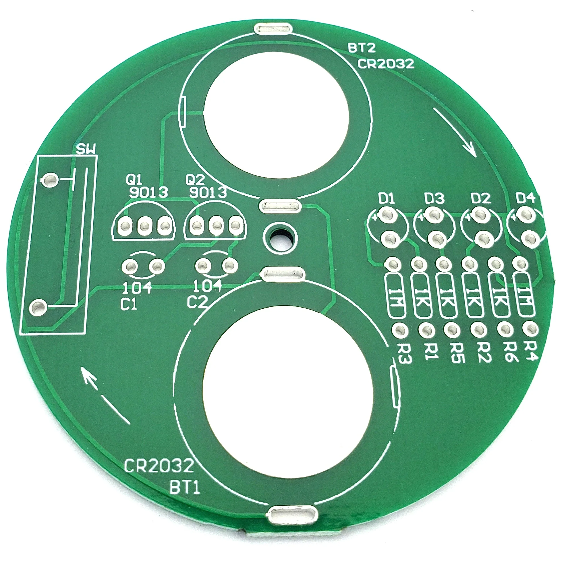 LED Flashing Spinning Top DIY Solder Kit - Image 4