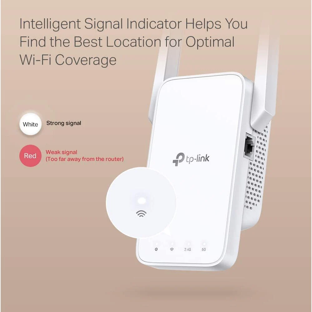 WiFi Range Extender - 1500 Sq Ft - AC1200 Dual Band MIMO - Image 6