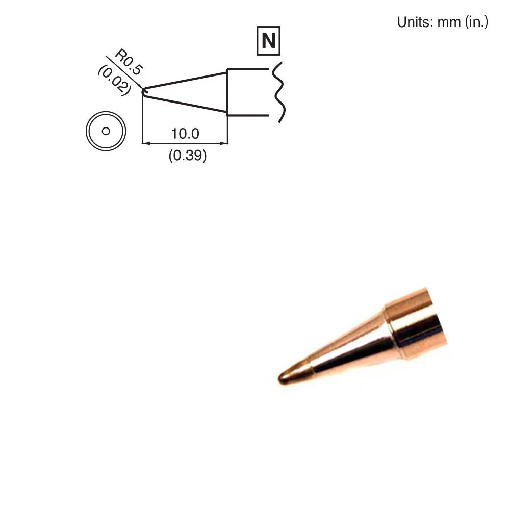 Hakko T15-B2 Conical Tip For FX-951 Station