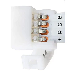 4 Pin RGB LED Strip 90° Degree Snap Adapter - Image 6