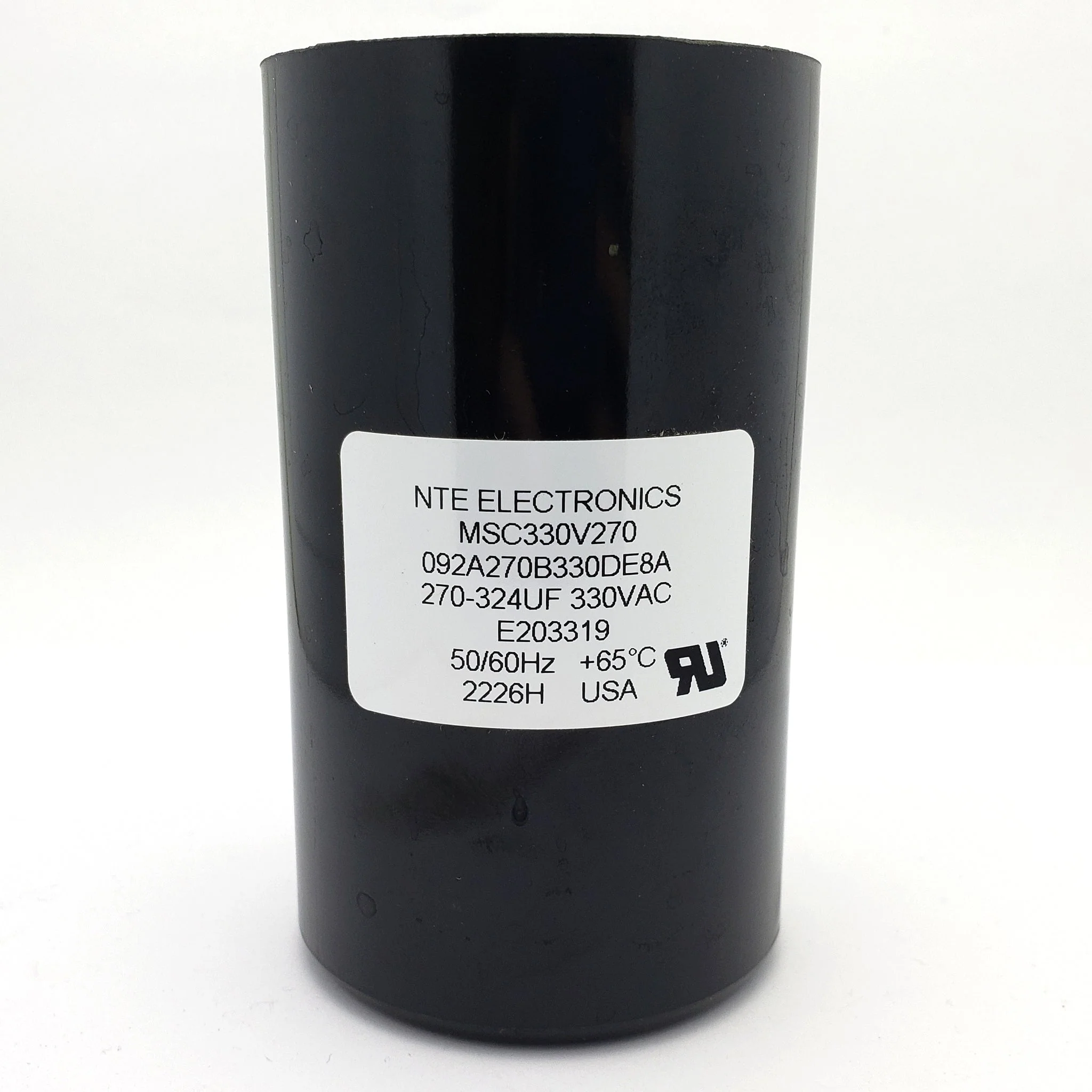 270-324 MFD 330VAC Motor Start Capacitor