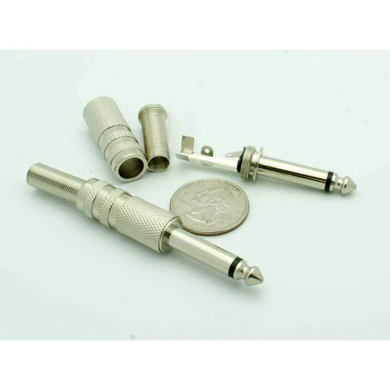1/4" Mono Plug with Strain Relief