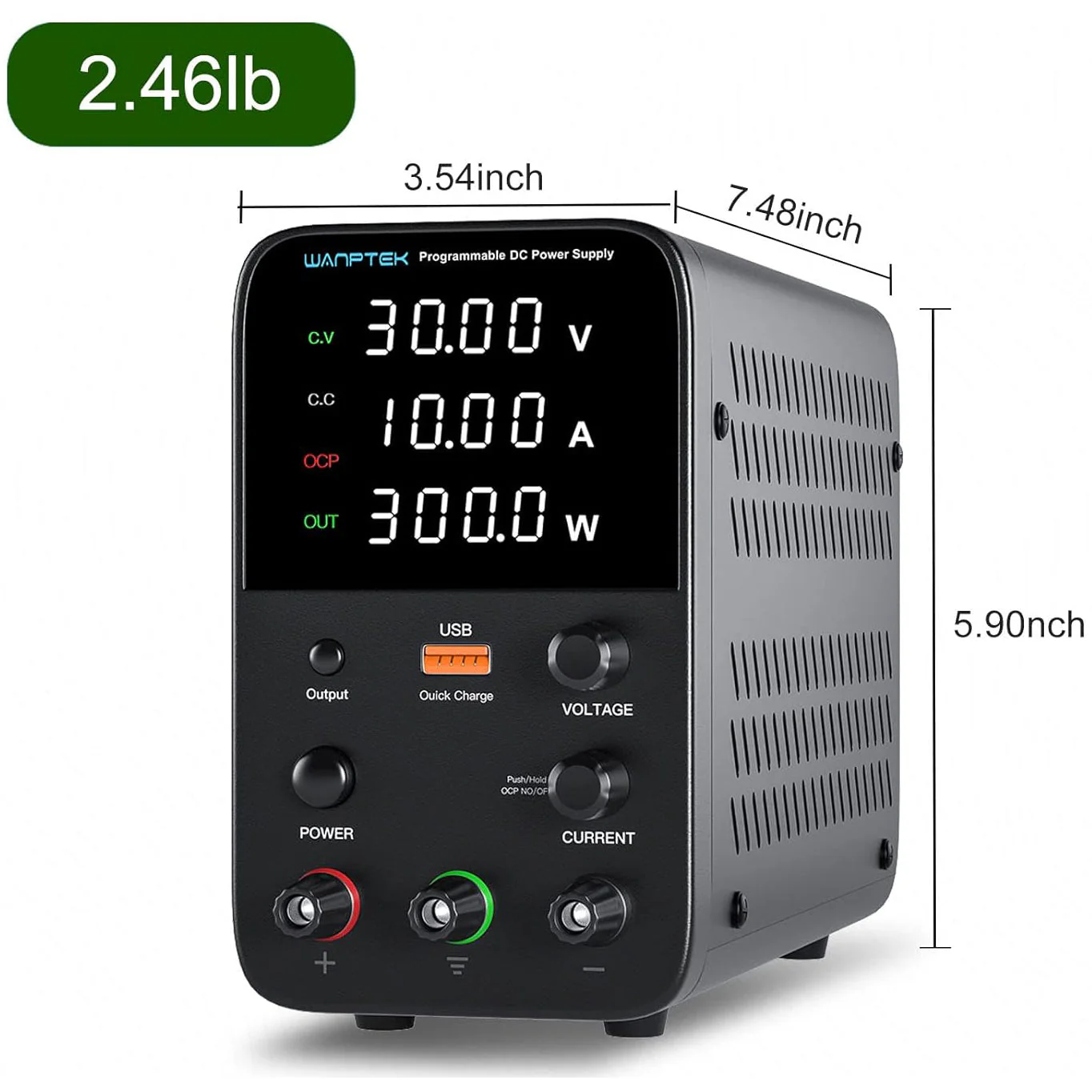 Benchtop Power Supply 10A 0-30V 0-10A W/ USB - Image 6