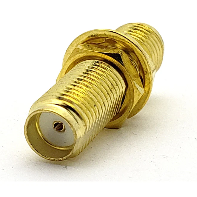 SMA Female - Female Bulkhead Panel Mount Coupler - Image 2