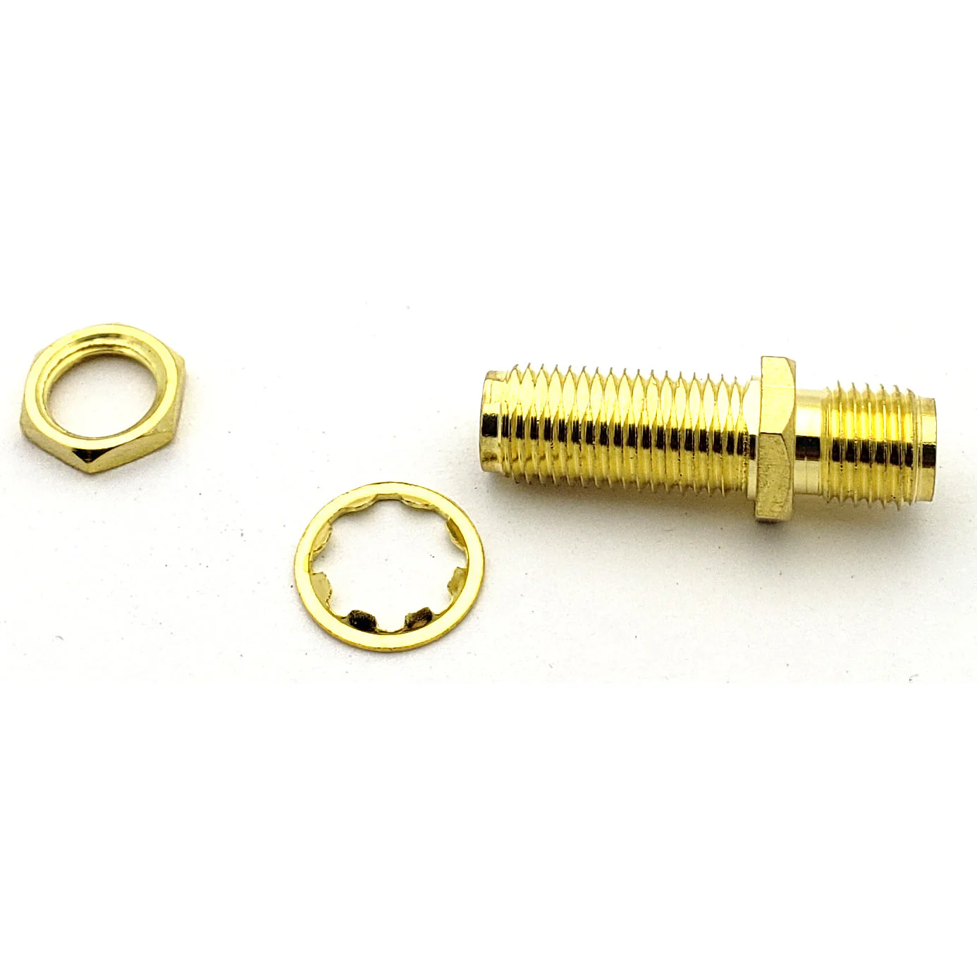 SMA Female - Female Bulkhead Panel Mount Coupler - Image 4