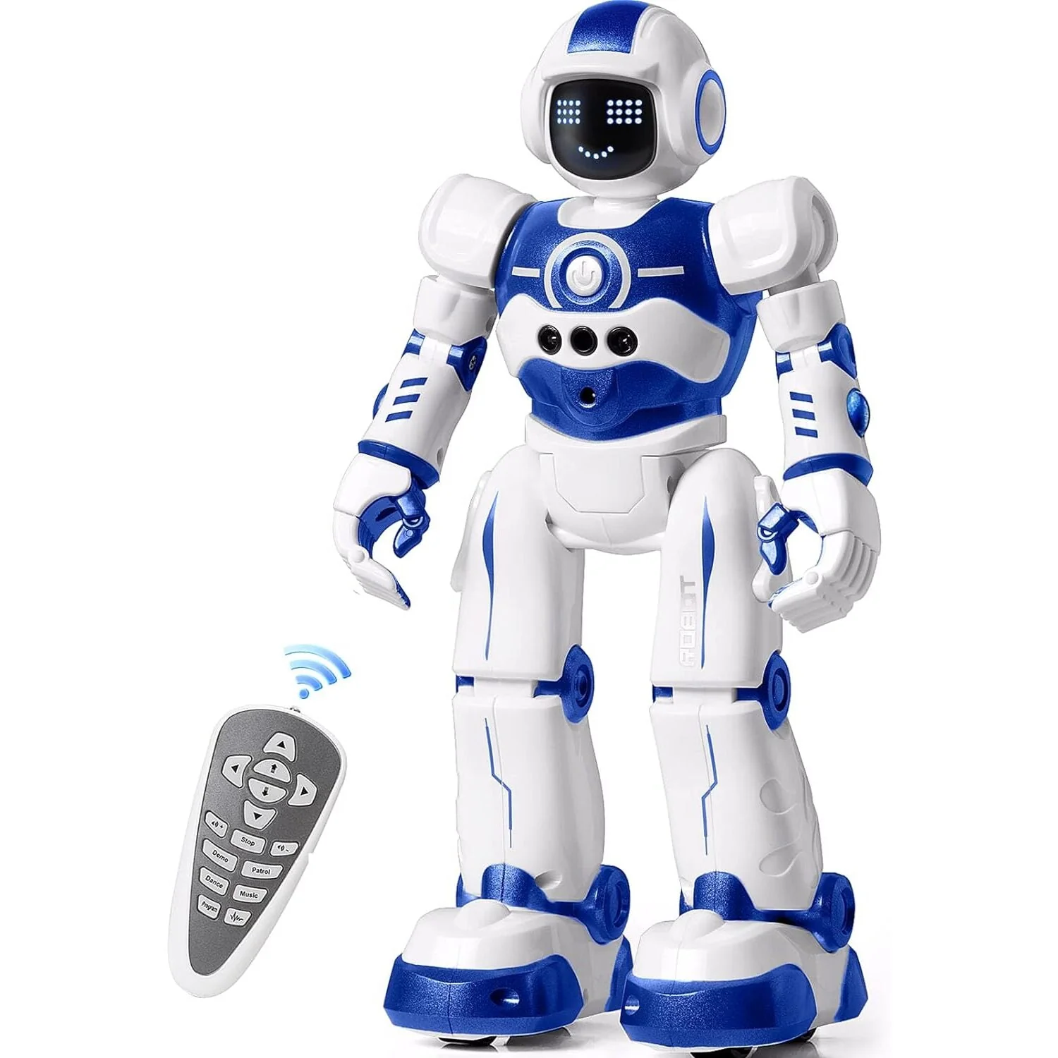 Programmable Remote Control Robot with Gesture & Sensing