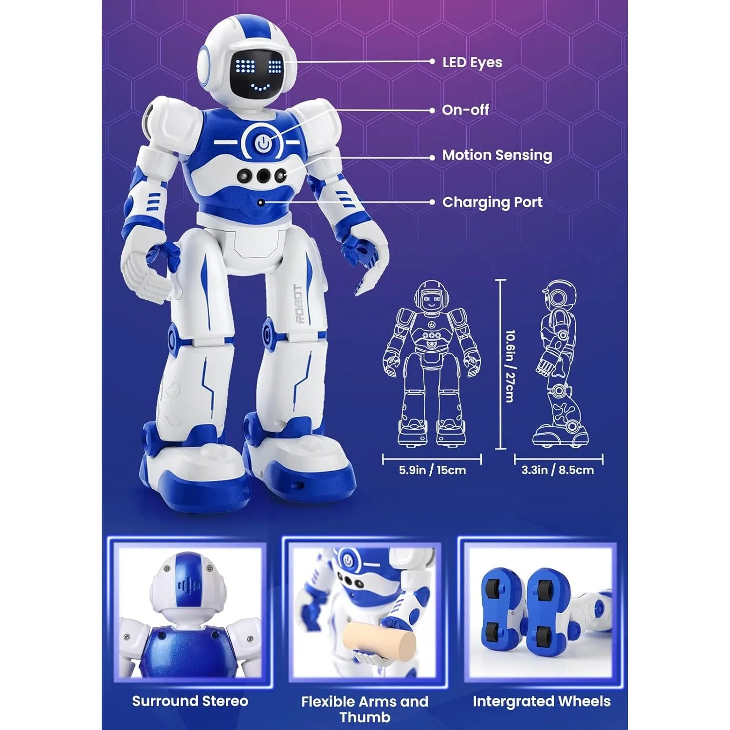 Programmable Remote Control Robot with Gesture & Sensing - Image 2