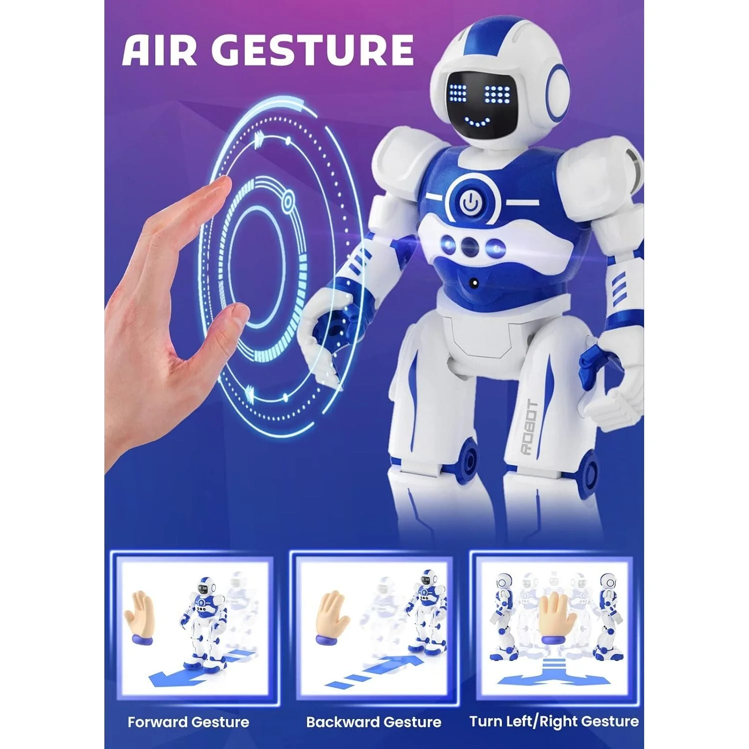 Programmable Remote Control Robot with Gesture & Sensing - Image 3