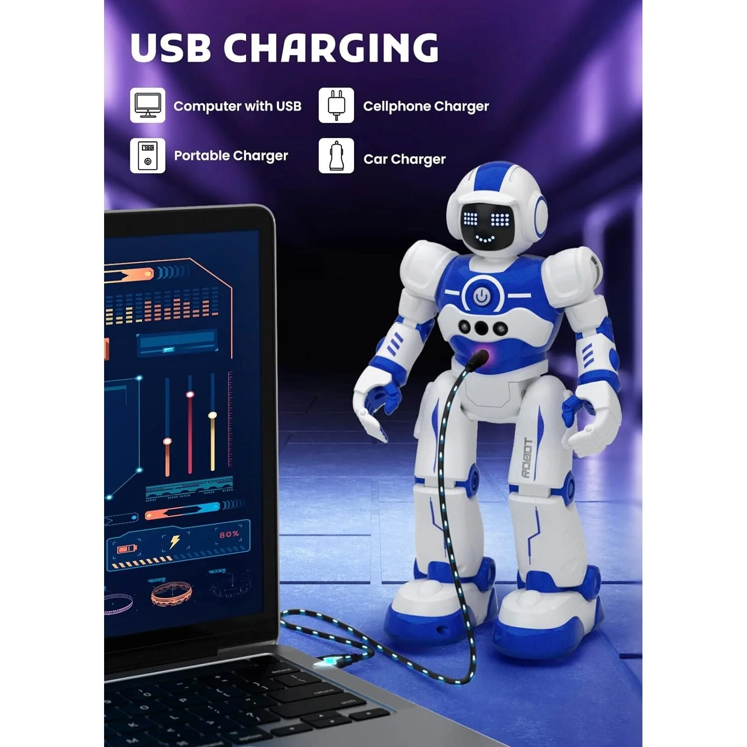Programmable Remote Control Robot with Gesture & Sensing - Image 4