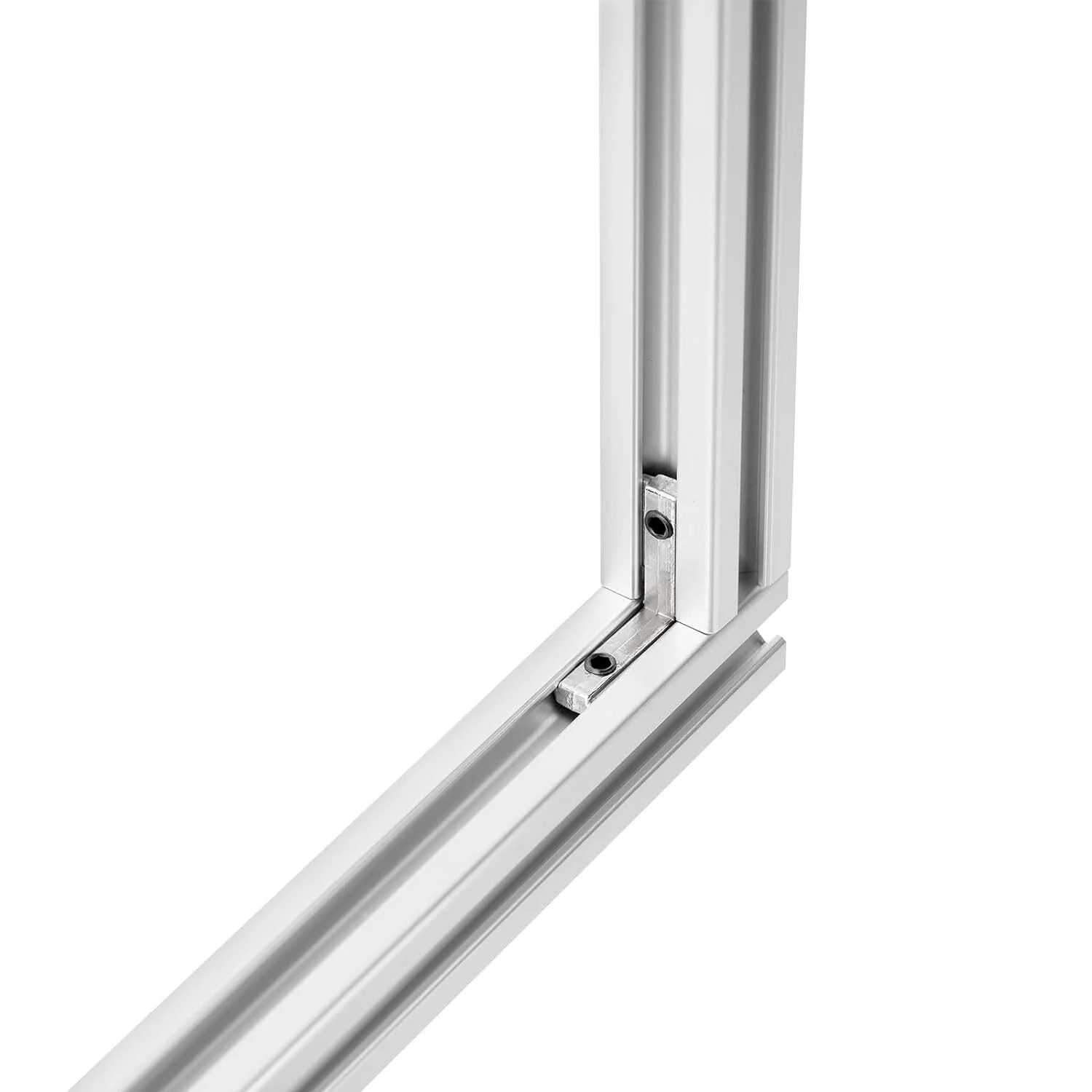 Silver Extruded Aluminum Rails - X Beam Style - 48" long 20mm x 20mm - Image 5
