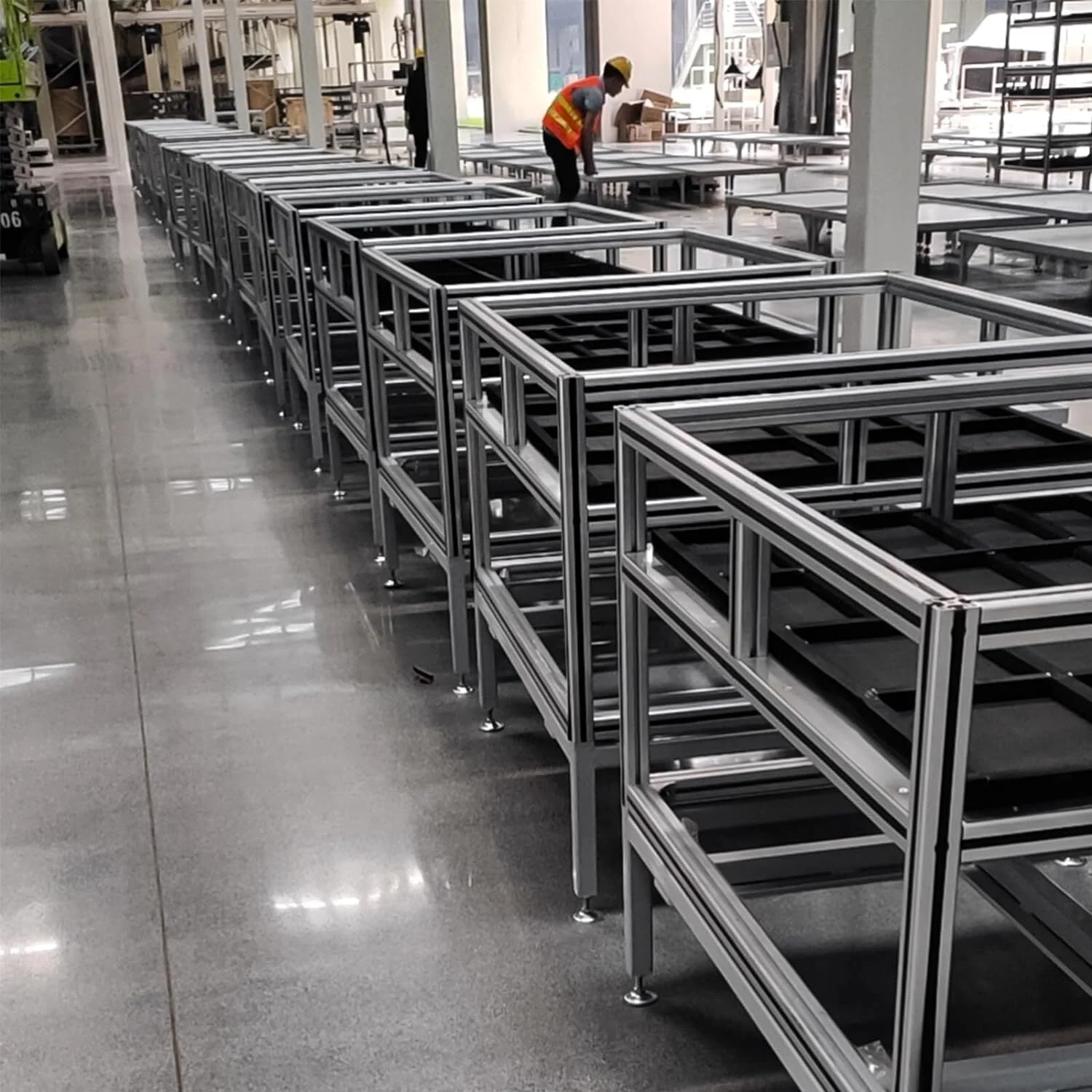 Silver Extruded Aluminum Rails - X Beam Style - 48" long 20mm x 20mm - Image 7