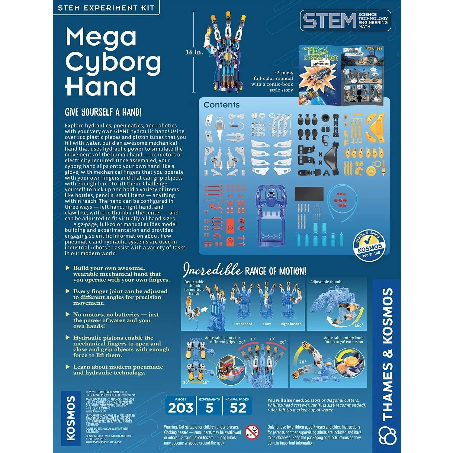 Mega Cyborg Hand STEM Experiment Kit - Image 2