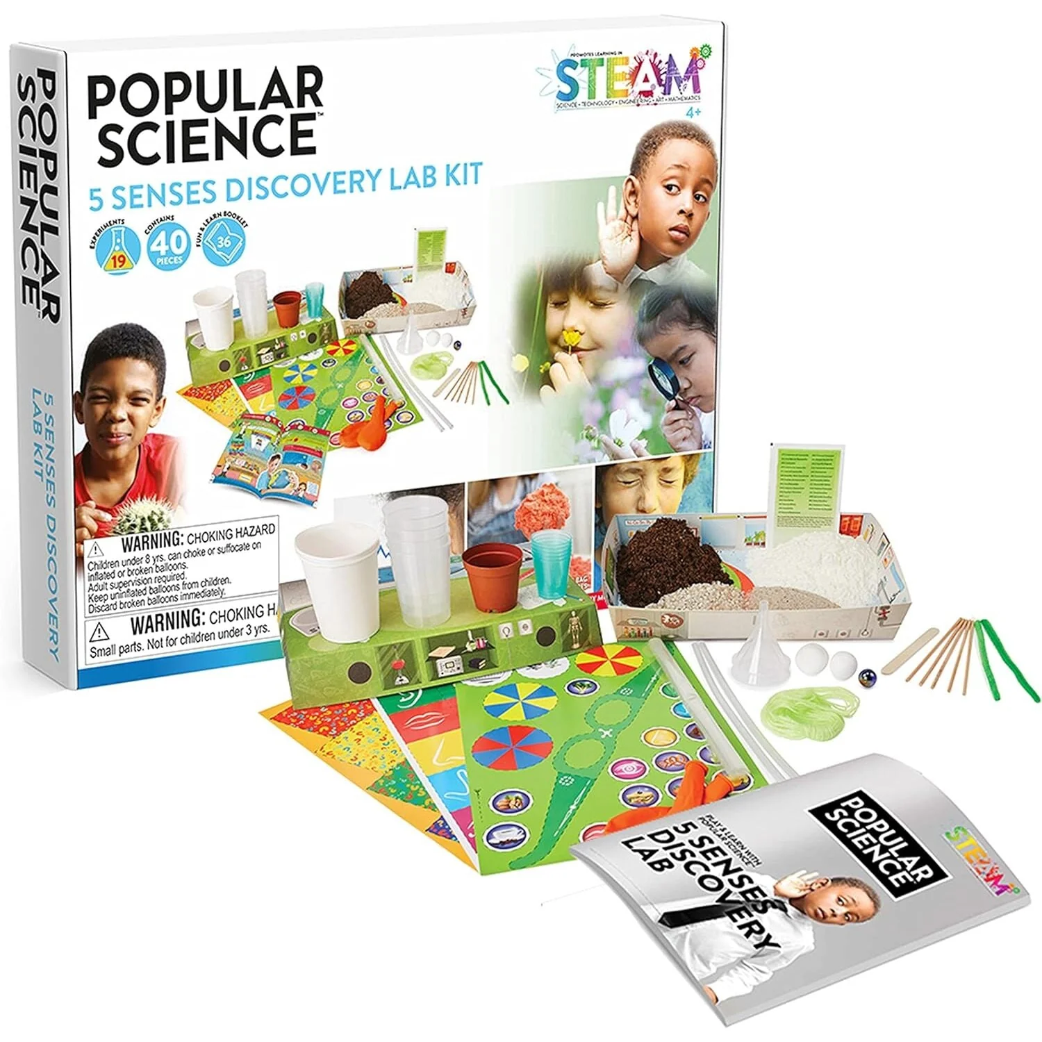 POPULAR SCIENCE 5 Senses Discovery Lab Science Kit