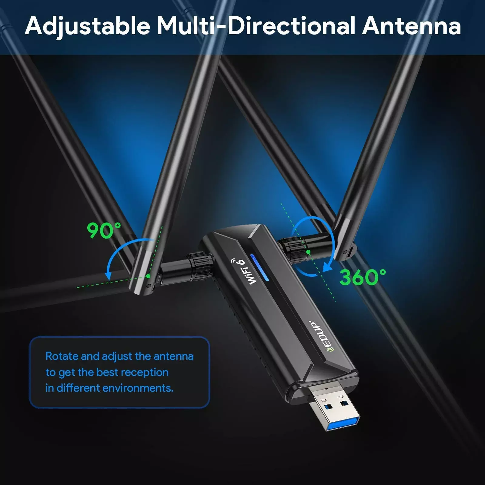 WiFi 6E USB WiFi Adapter - USB 3.0 - Image 6