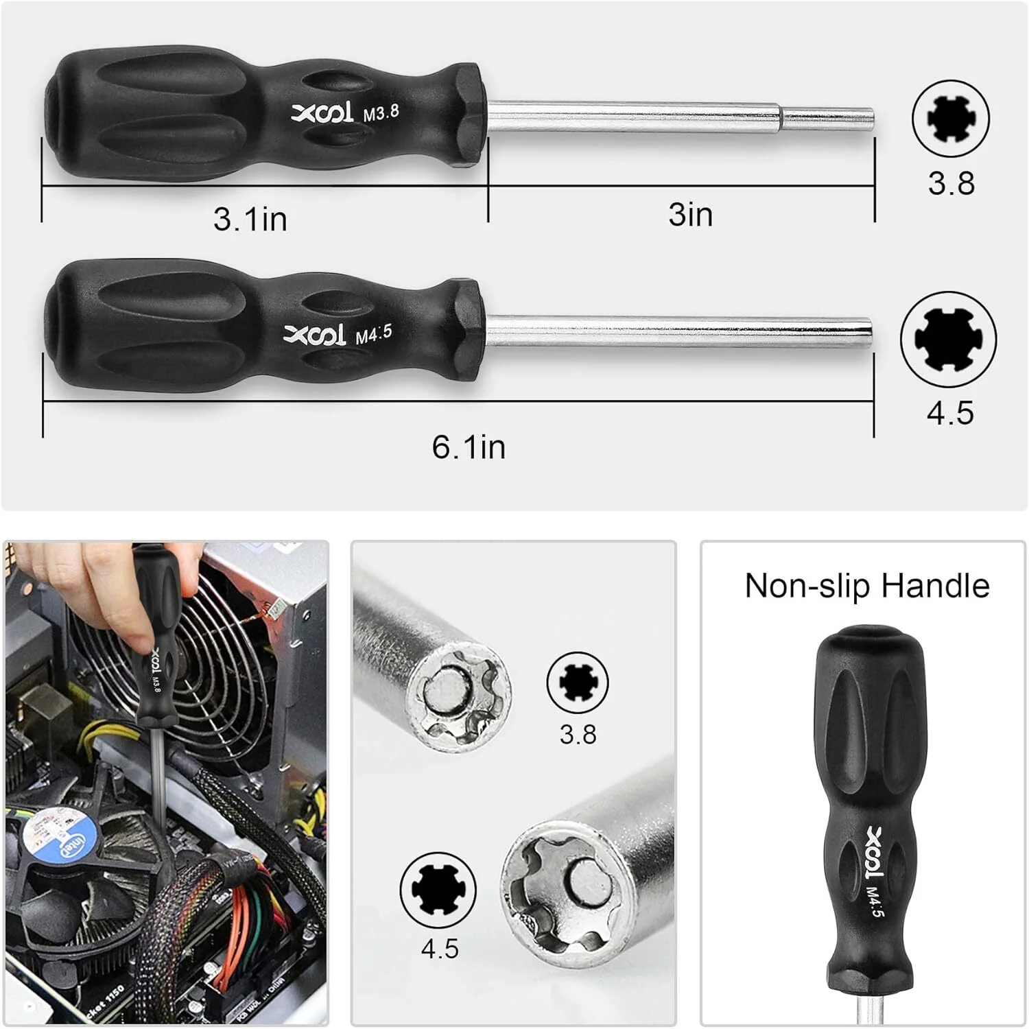 Tri Tip Screwdriver, 17 in 1 Professional Screwdriver Game Bit Repair Tools Kit for Switch JoyCon PS3 PS4 PS5 Xbox One 360 Gamebit NES SNES DS Wii GBA - Image 2