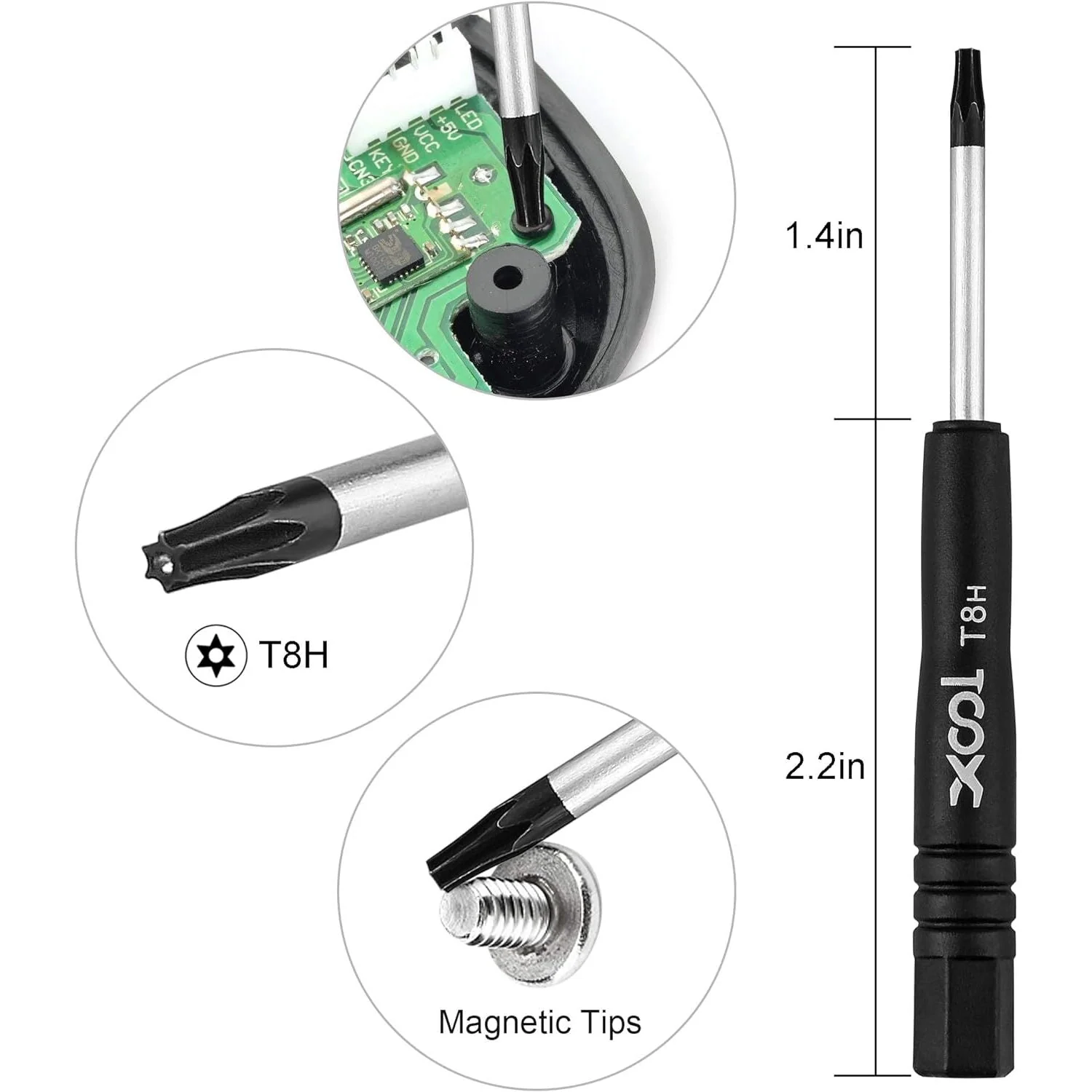 Tri Tip Screwdriver, 17 in 1 Professional Screwdriver Game Bit Repair Tools Kit for Switch JoyCon PS3 PS4 PS5 Xbox One 360 Gamebit NES SNES DS Wii GBA - Image 4