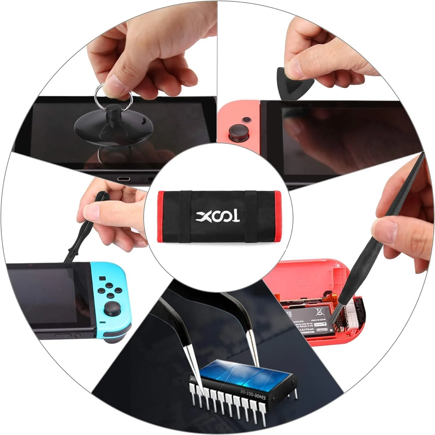 Tri Tip Screwdriver, 17 in 1 Professional Screwdriver Game Bit Repair Tools Kit for Switch JoyCon PS3 PS4 PS5 Xbox One 360 Gamebit NES SNES DS Wii GBA - Image 7