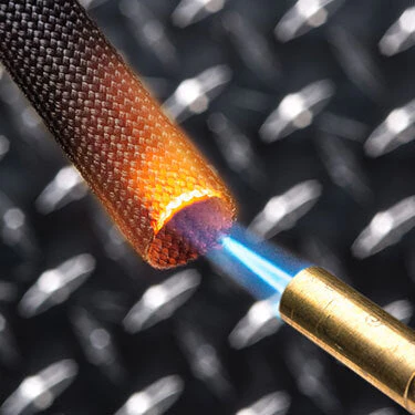 Insultherm® Fiberglass Cable Sleeve - 3/8" - 1,200°F Protection - Image 2