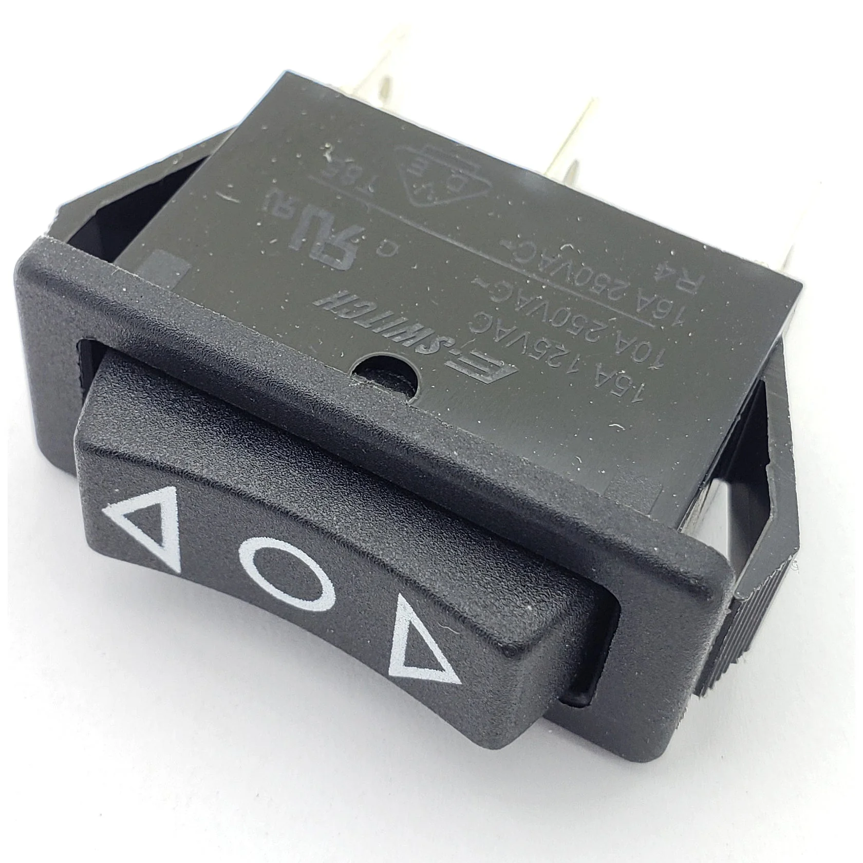 Rocker Switch - 10A 250V SPDT On-Off-On No Lamp - Image 2