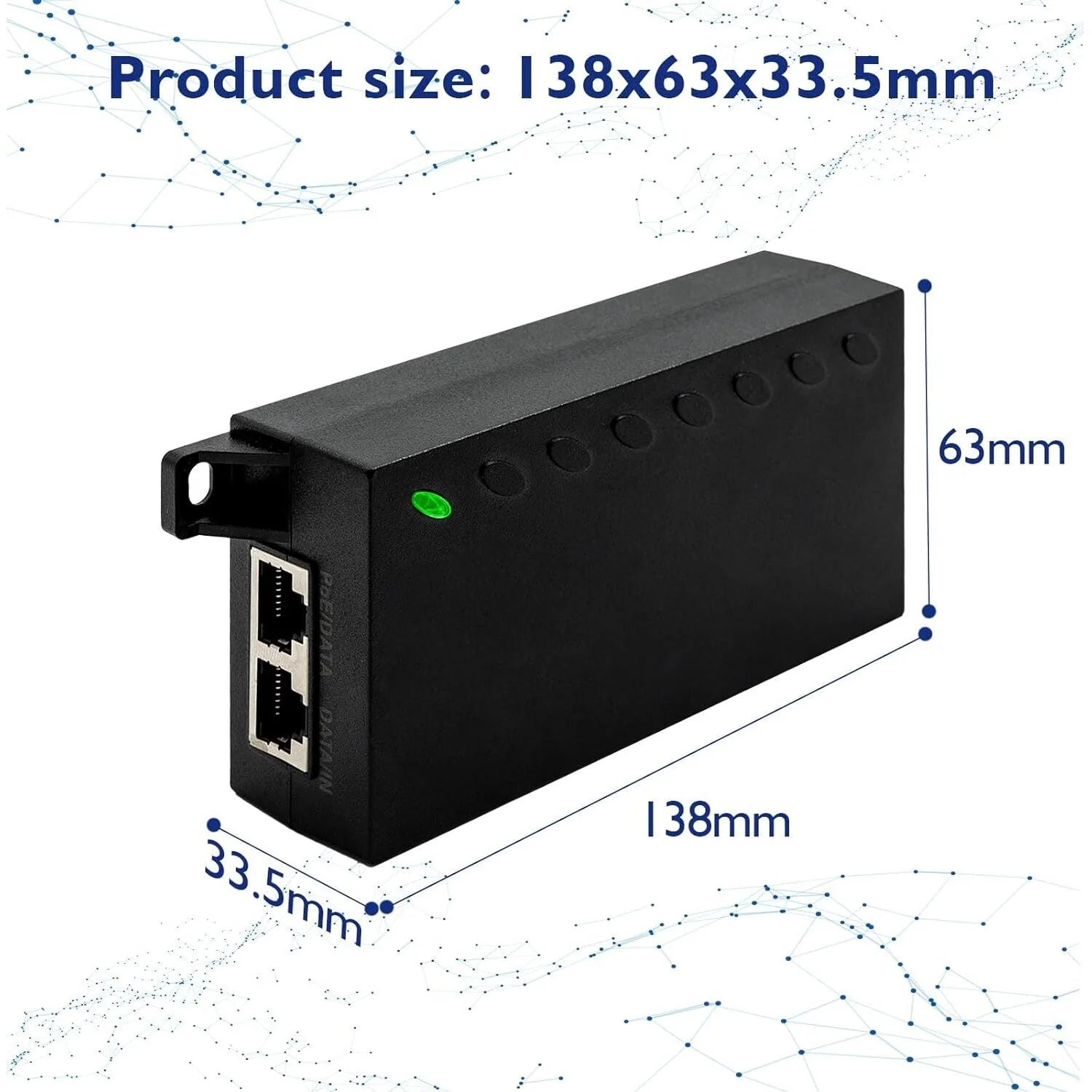 60W Gigabit PoE+ Injector - Image 6