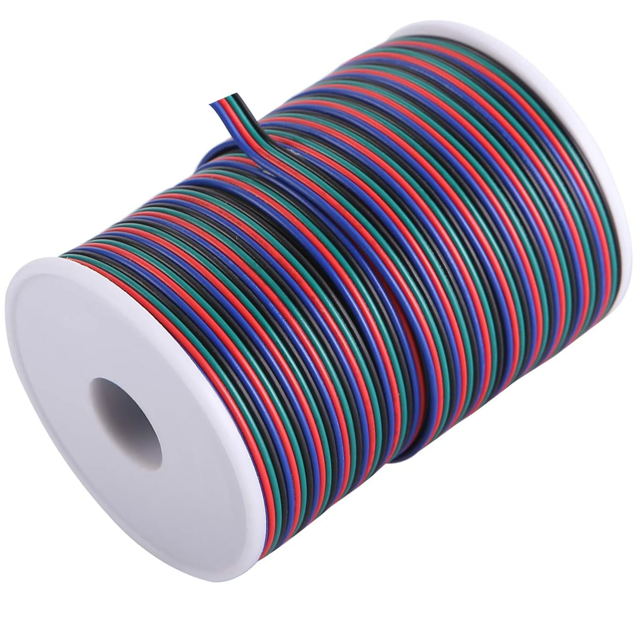 RGB LED Strip Wire - Spool 100 Ft