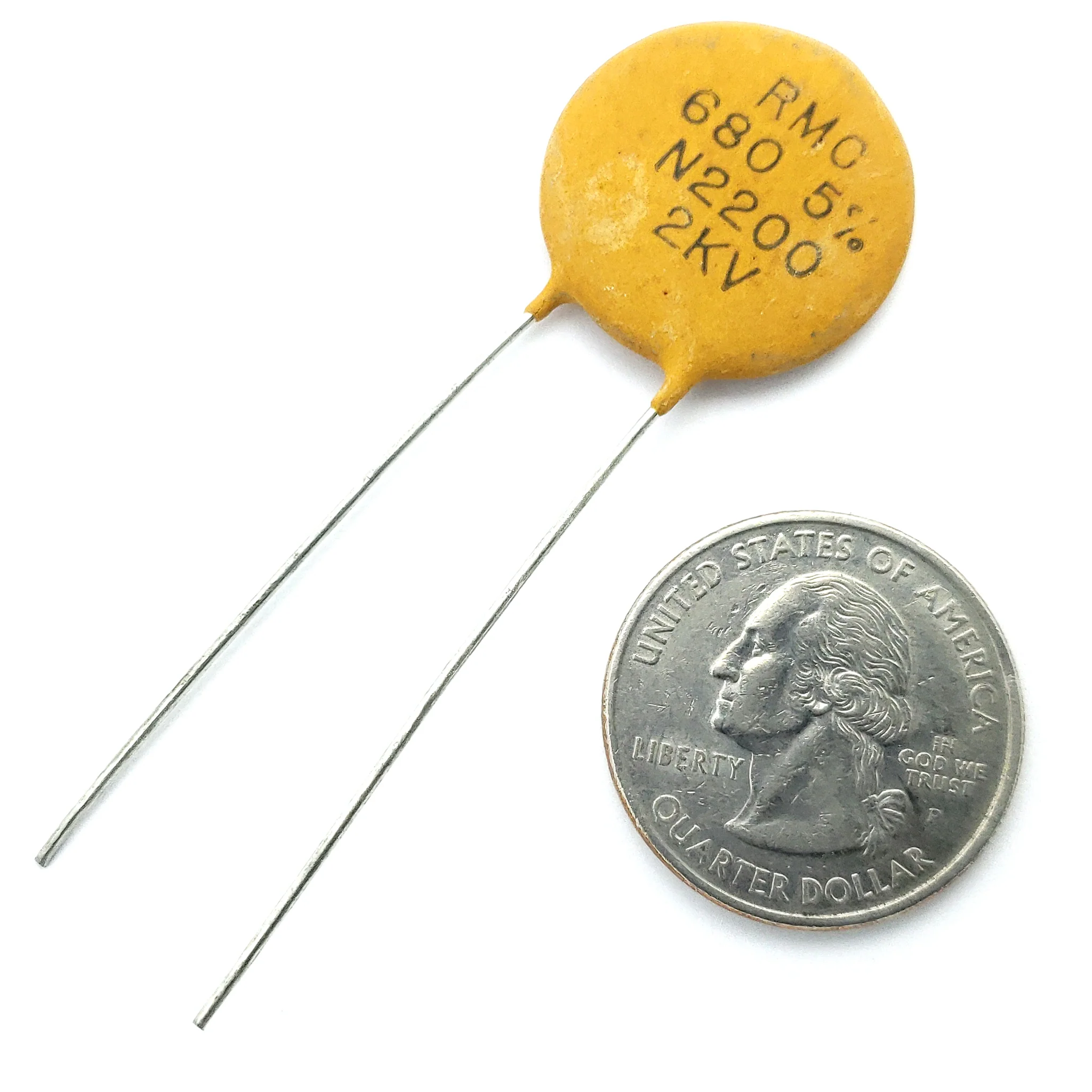 ceramic capacitor 39 pF ±5% 3000 volts N750 - Image 2