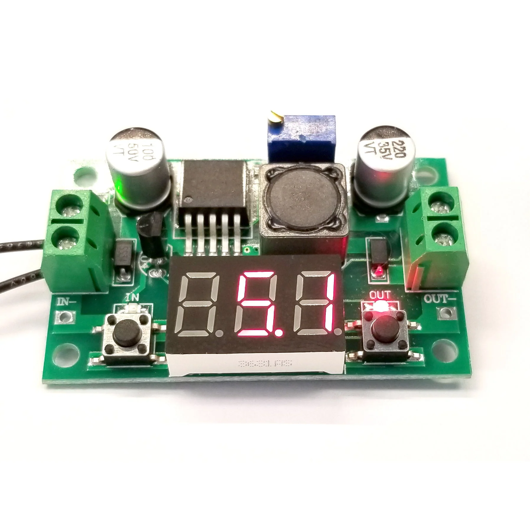 DC-DC Adjustable Step-Down Voltage Regulator Module With Volt Meter. (D92) - Image 4