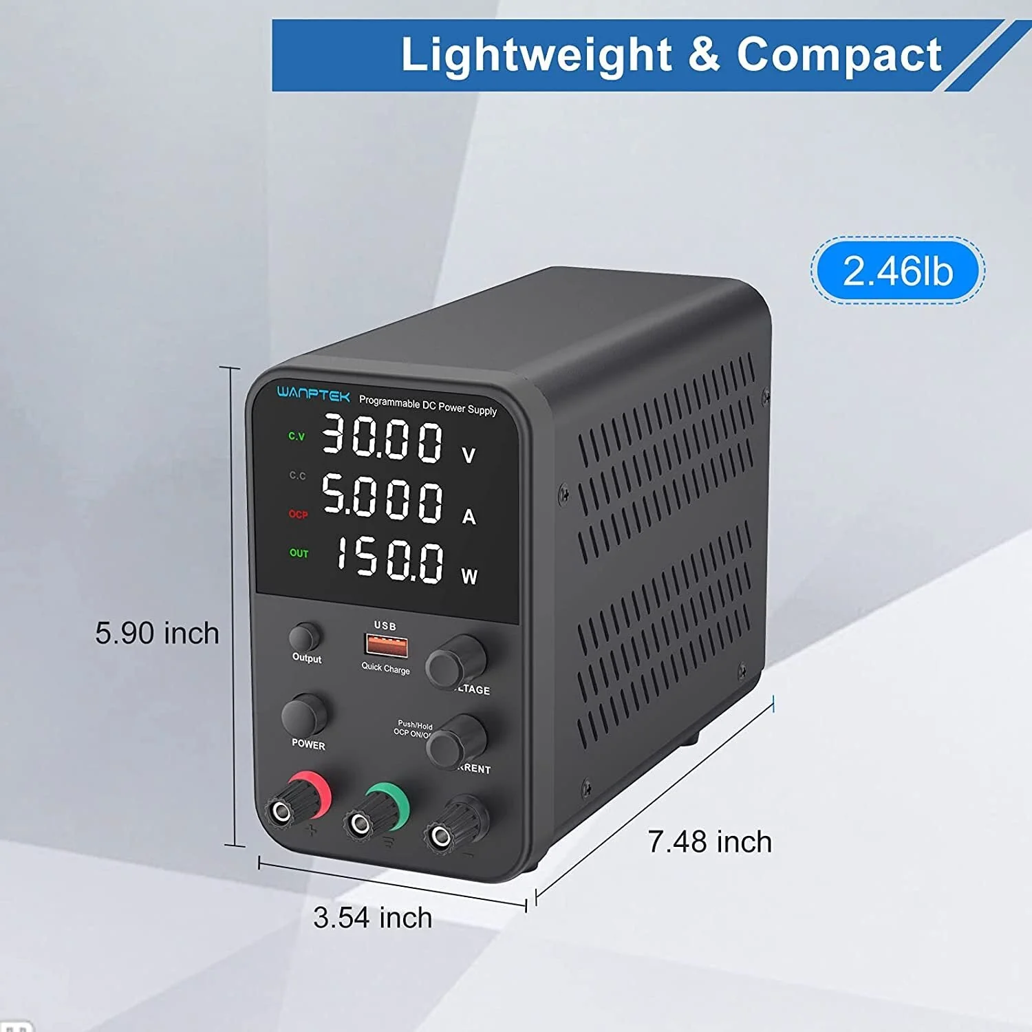 30V 5A Adjustable Bench Top LAB DC Power Supply - Image 4