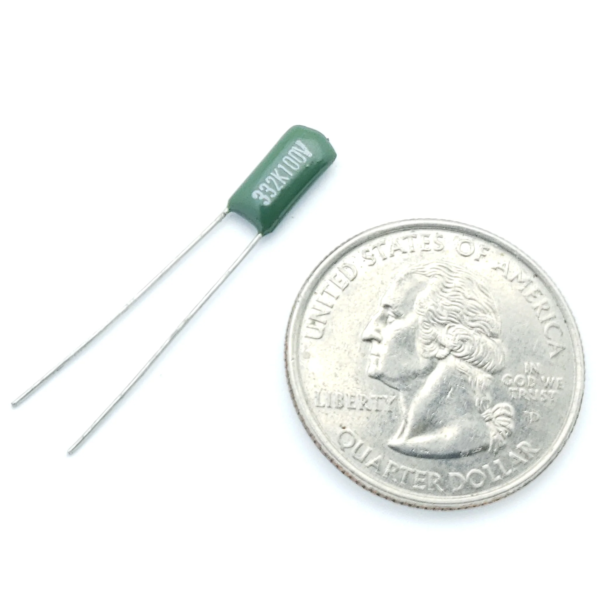 film capacitor 3300 pF ±10% 100 volts metallized polyester - Image 2