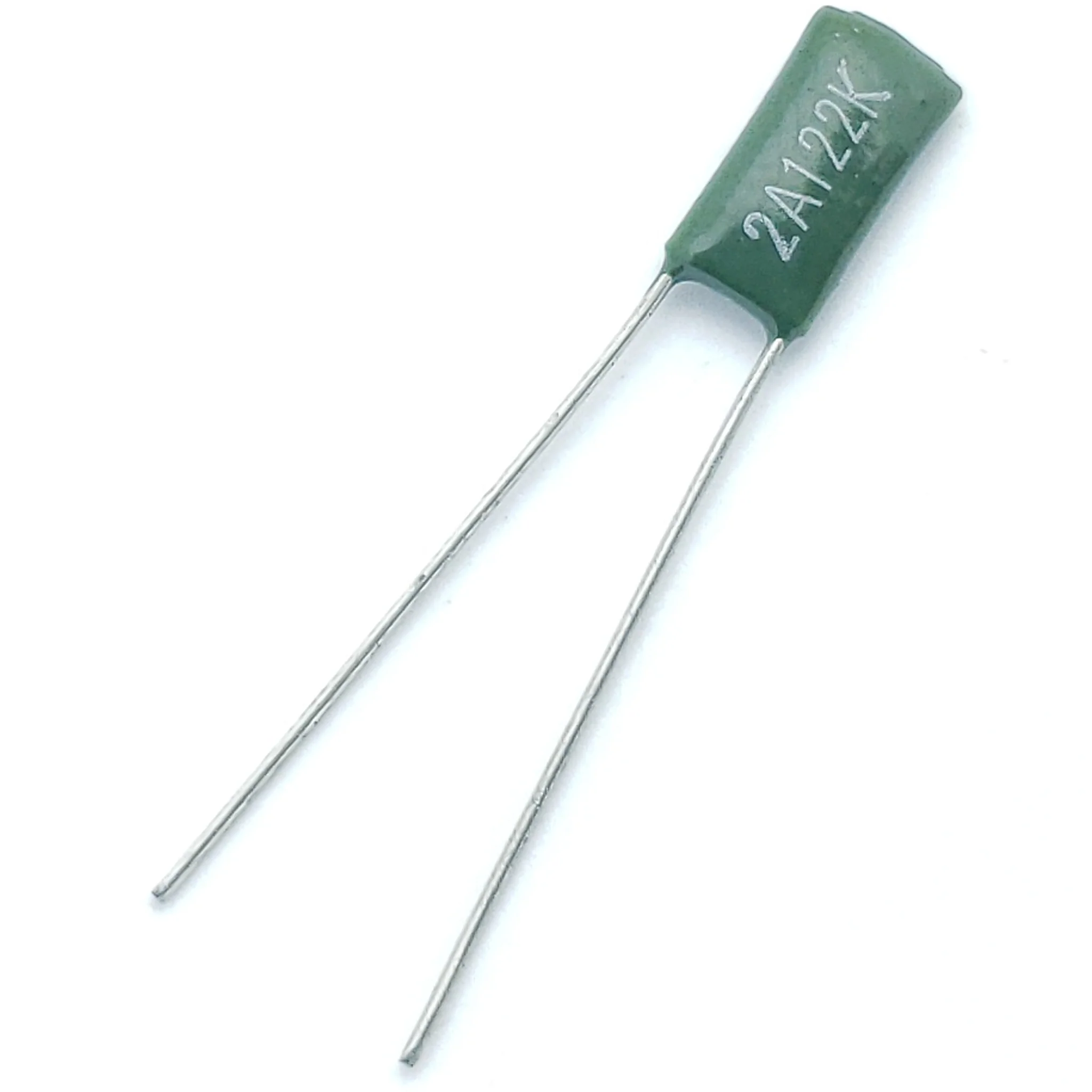 film capacitor 1200 pF ±10% 100 volts metallized polyester