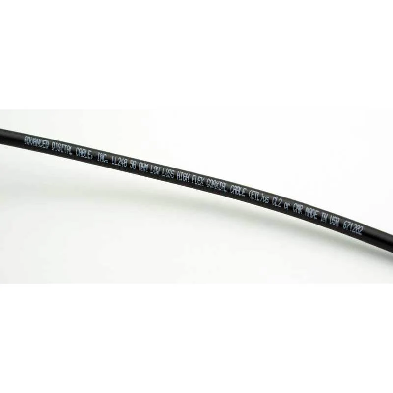 LL-240 Low Loss Coax Cable - w/ 16AWG Stranded Center Conductor - Image 4