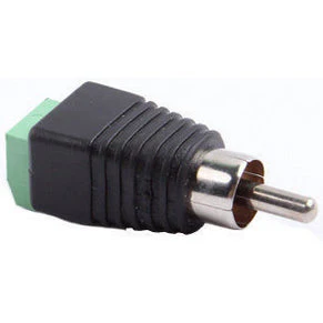 RCA MALE To Screw Terminal Adapter