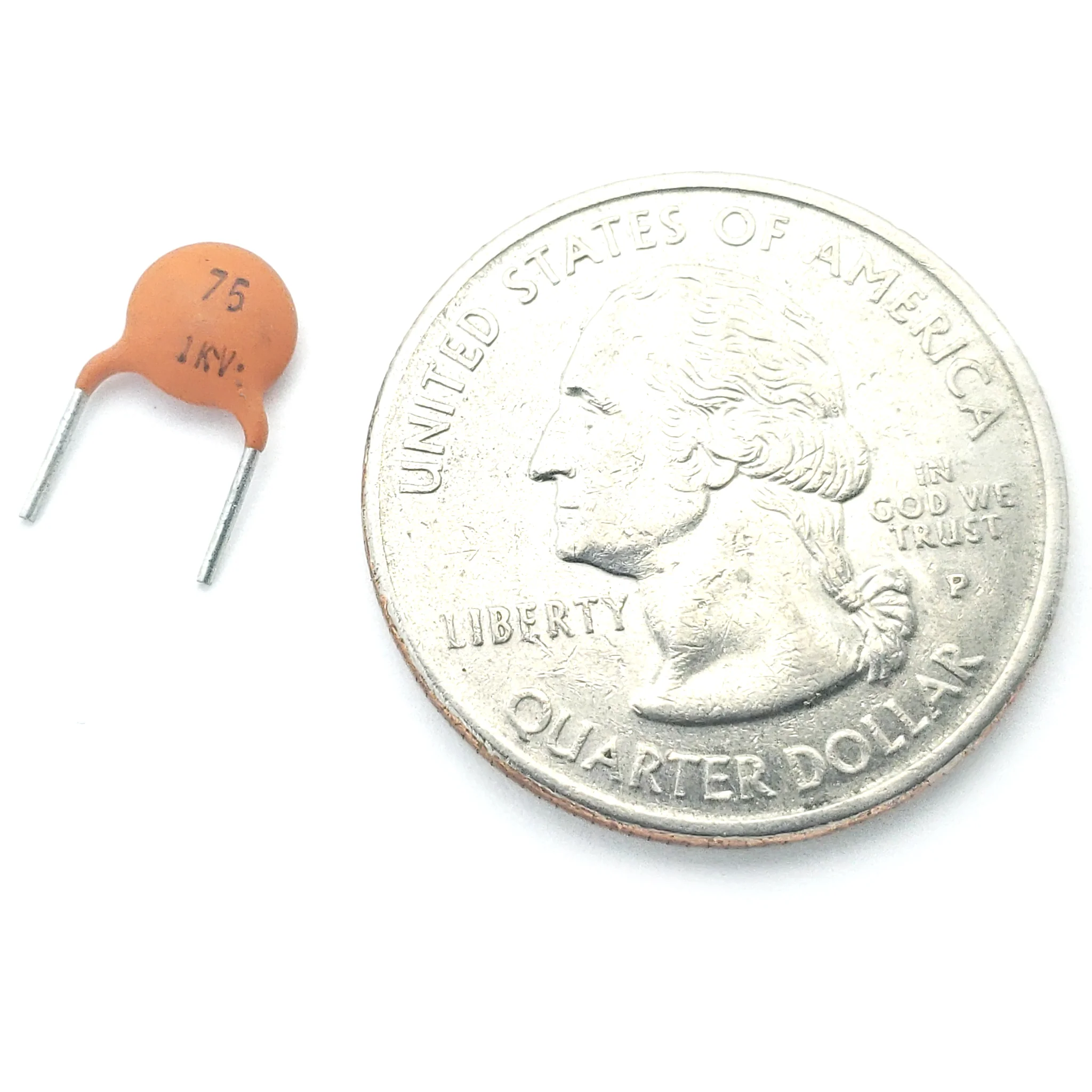 ceramic capacitor 75 pF 1000 volts - Image 2
