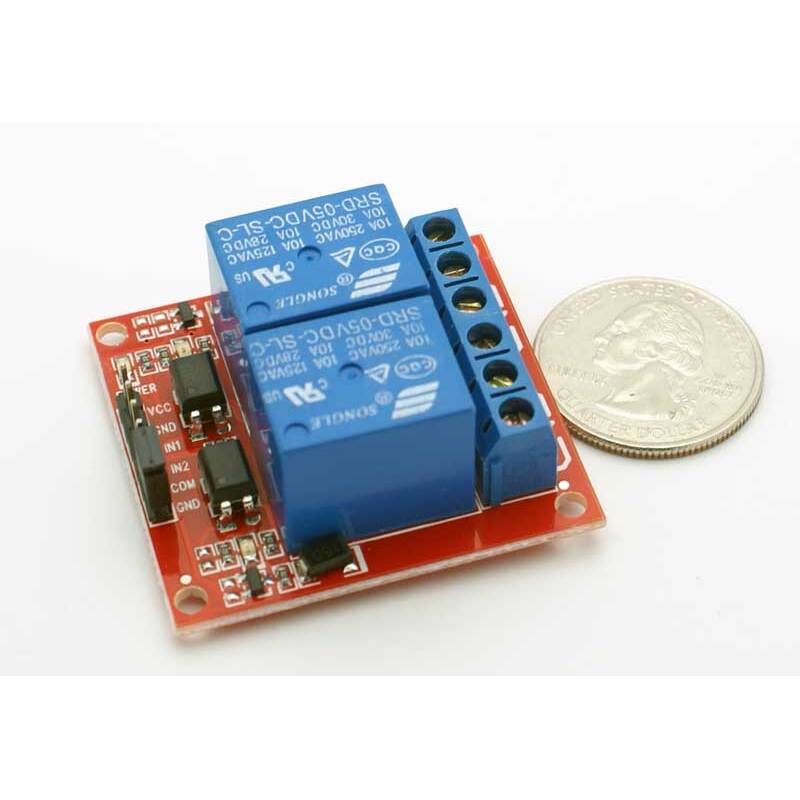 Dual Relay Module for Arduino (D66) - Image 2