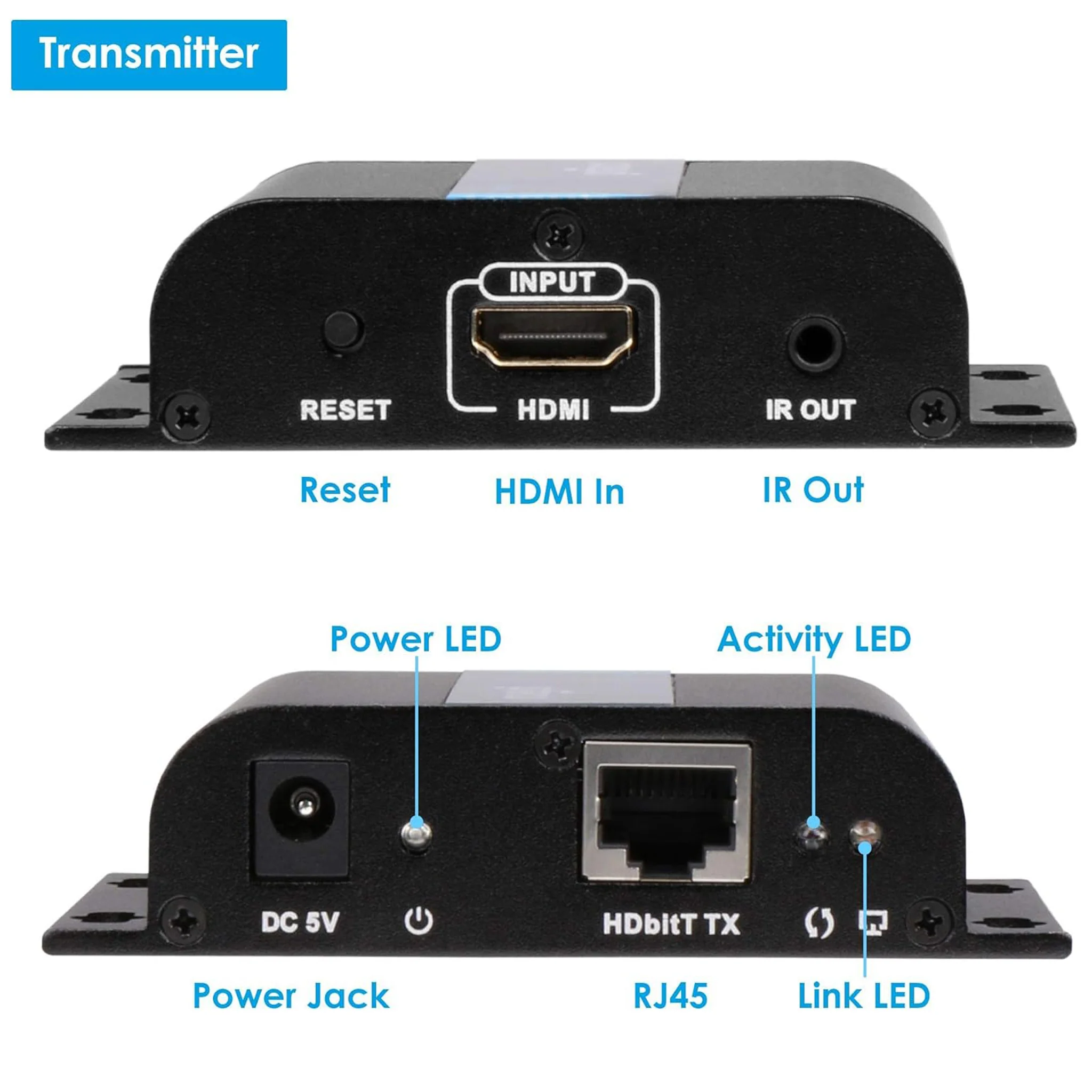 HDMI over Single CAT-6 / HDMI over IP Extender - Image 5