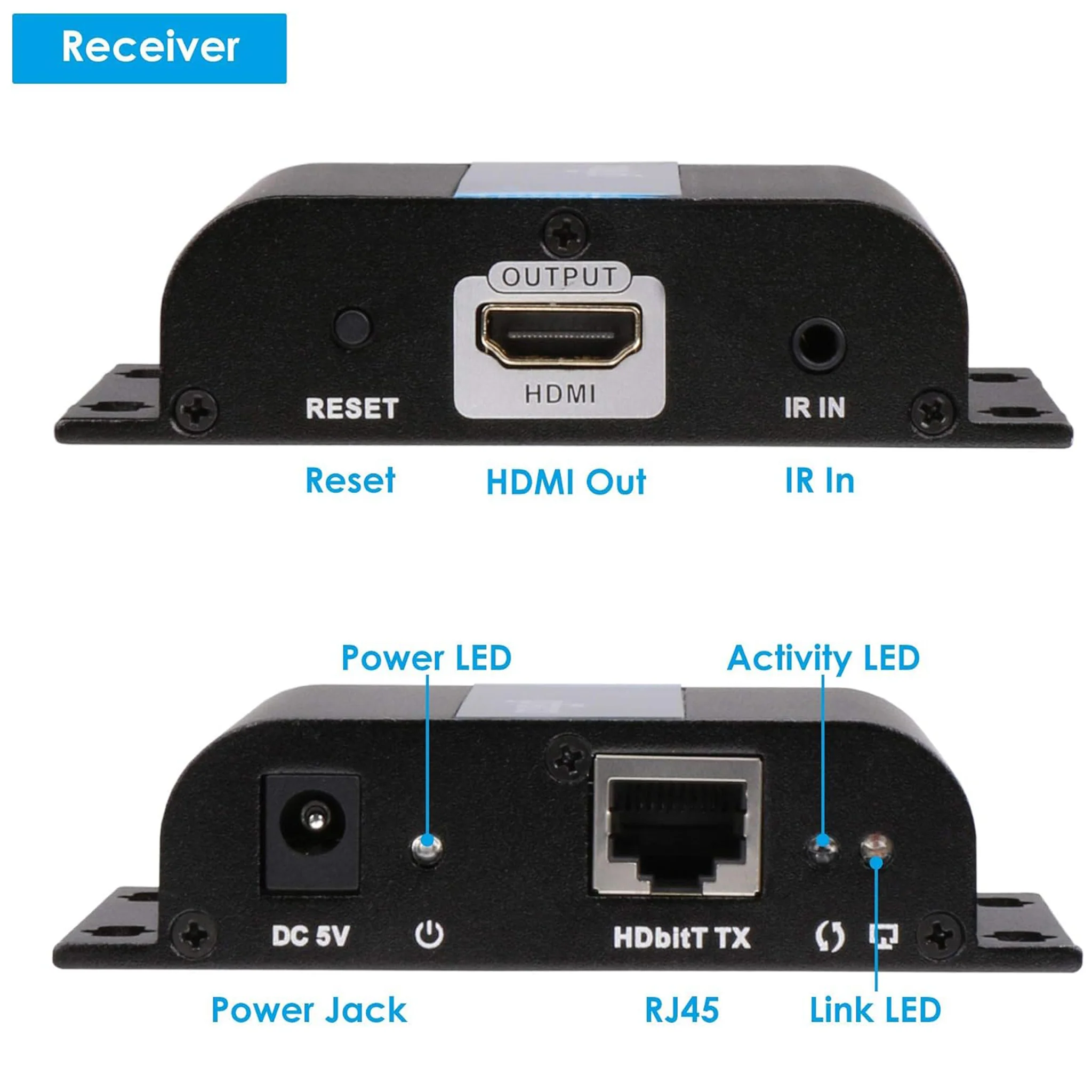 HDMI over Single CAT-6 / HDMI over IP Extender - Image 6