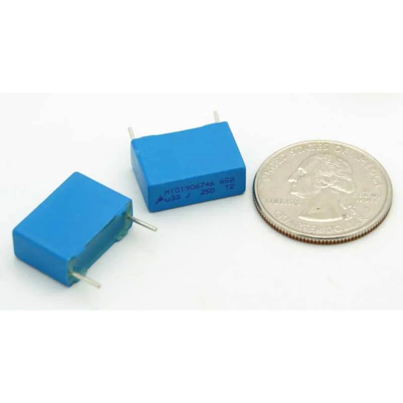 film capacitor 0.33 μF ±5% 250 volts polypropylene