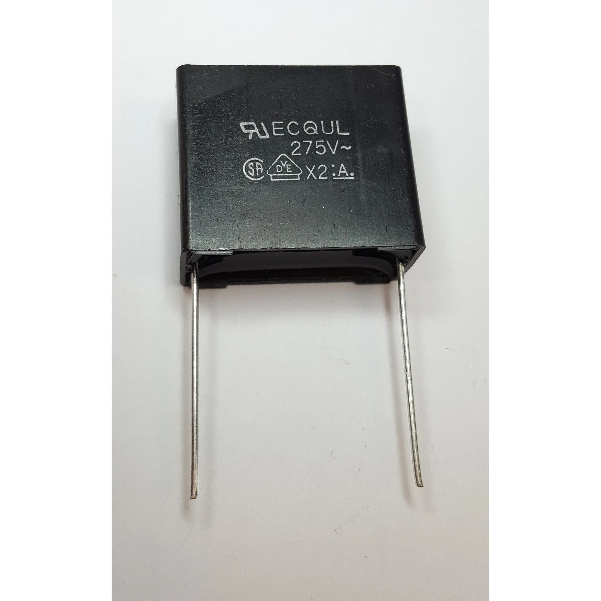 film capacitor 1 uF ±20% 275 volts metallized polyester