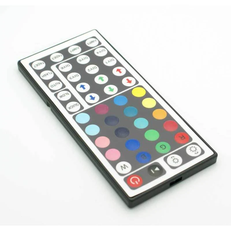 44-Key RGB LED Controller with IR Remote (12VDC) - Image 3