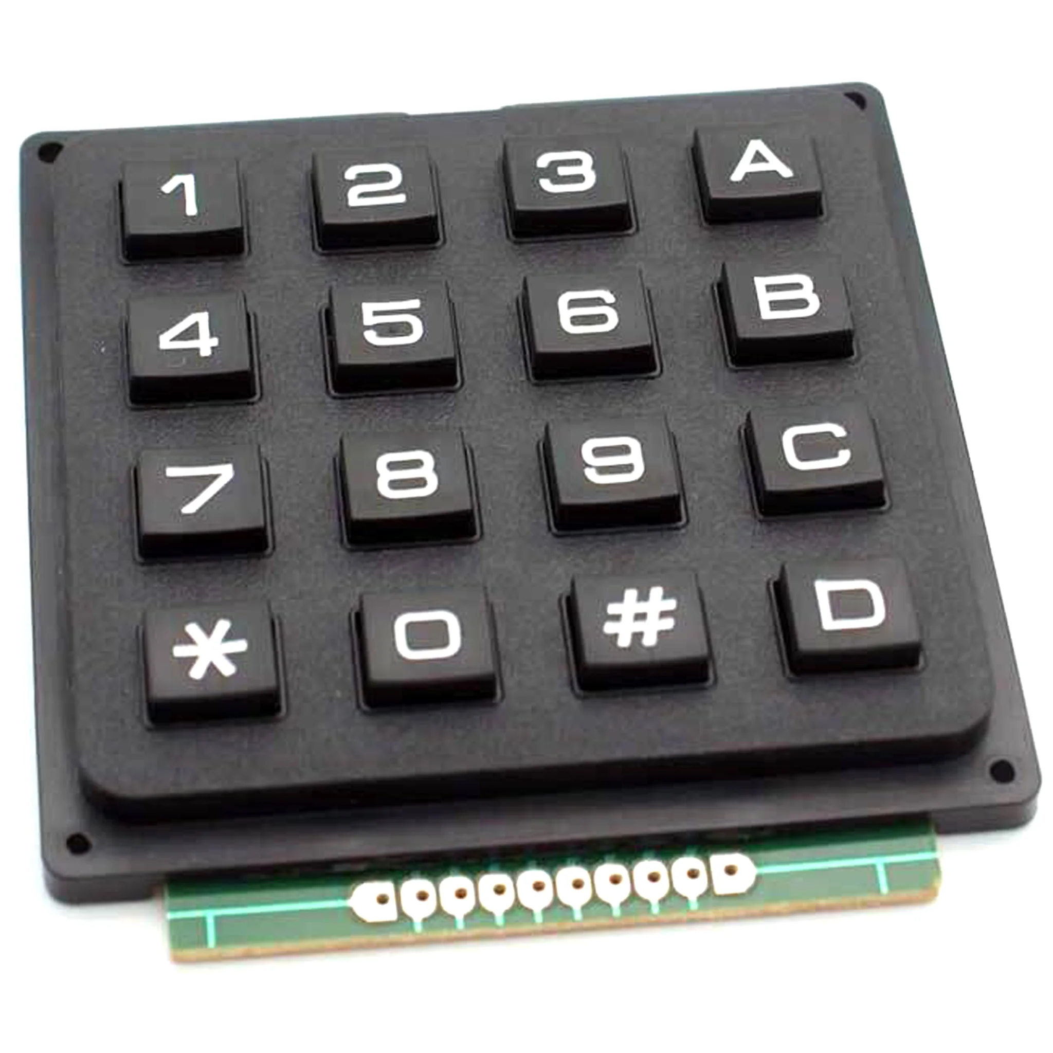 16-Button Numeric Keypad Matrix