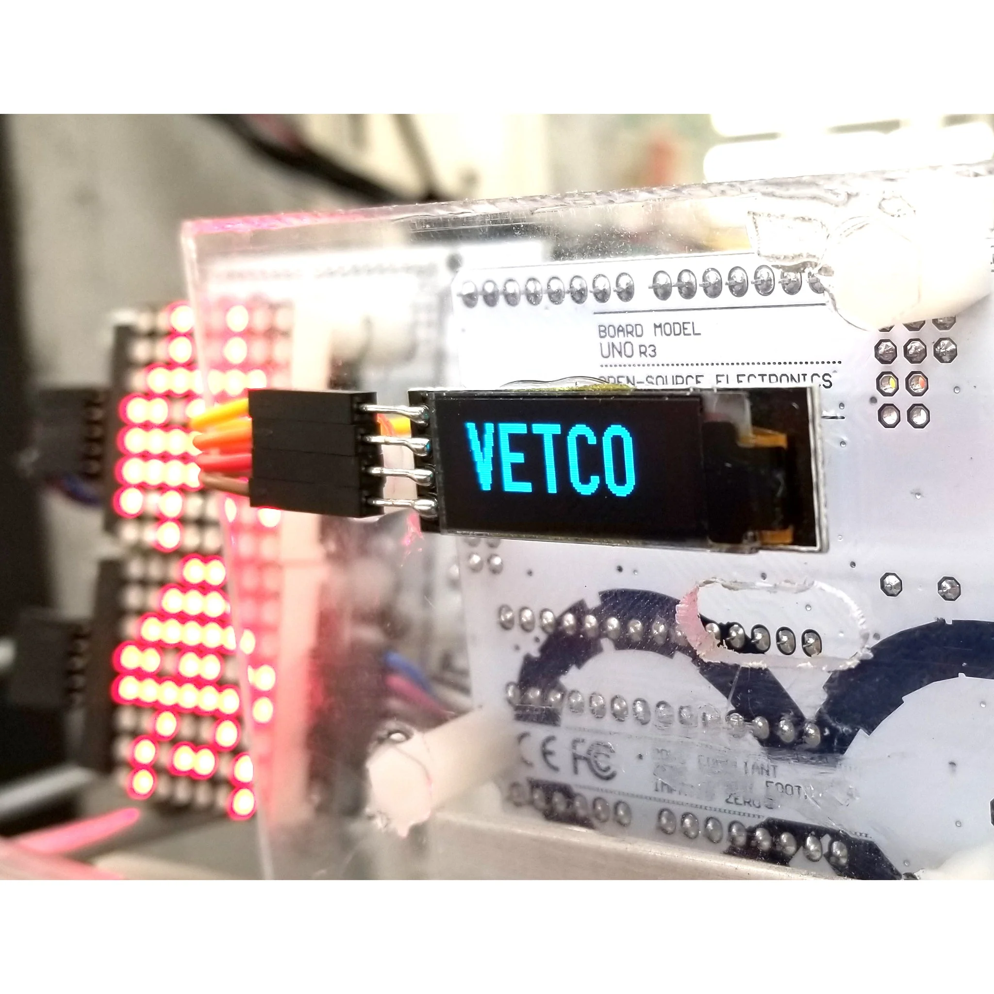 0.91'' 128x32 IIC I2C Blue OLED LCD Display DIY Module DC3.3V 5V For PIC Arduino (D107) - Image 3