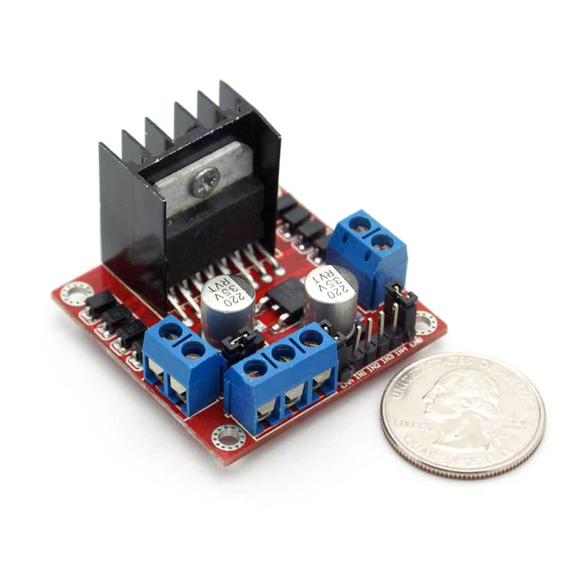 Arduino or Raspberry Pi L298N Motor Driver Module (D83) - Image 2
