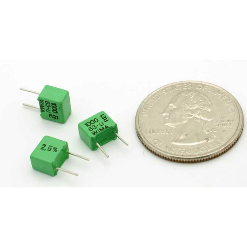 film capacitor 1000 pF 5% 63 volts Polypropylene