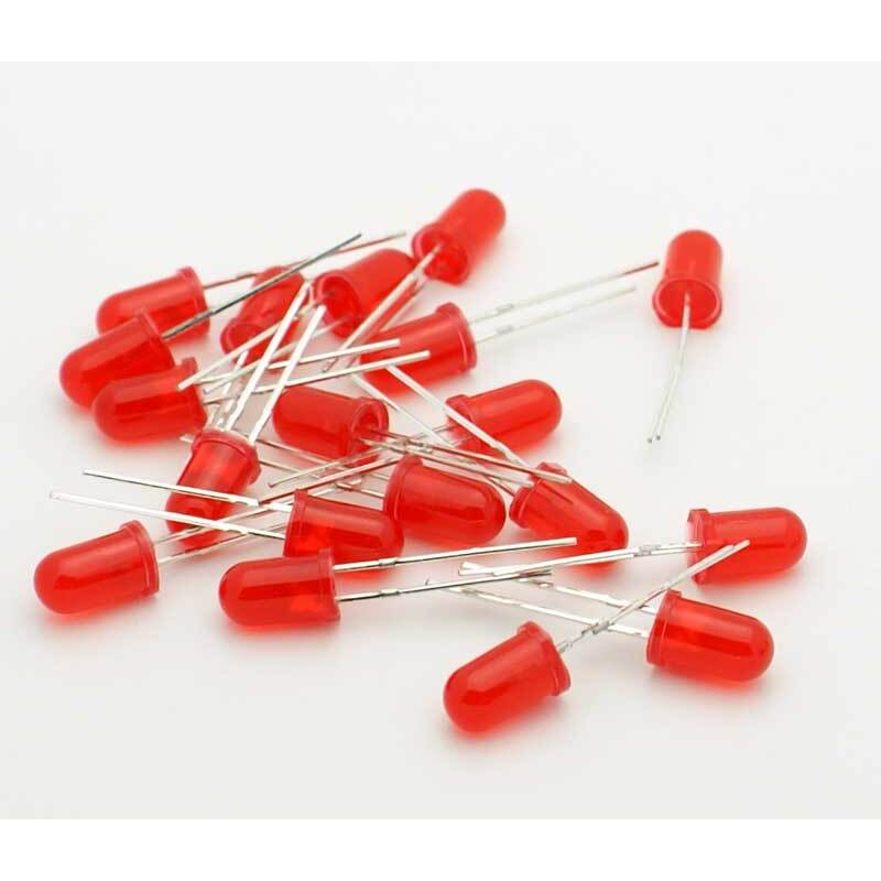 Red 5mm LED 20-Pack