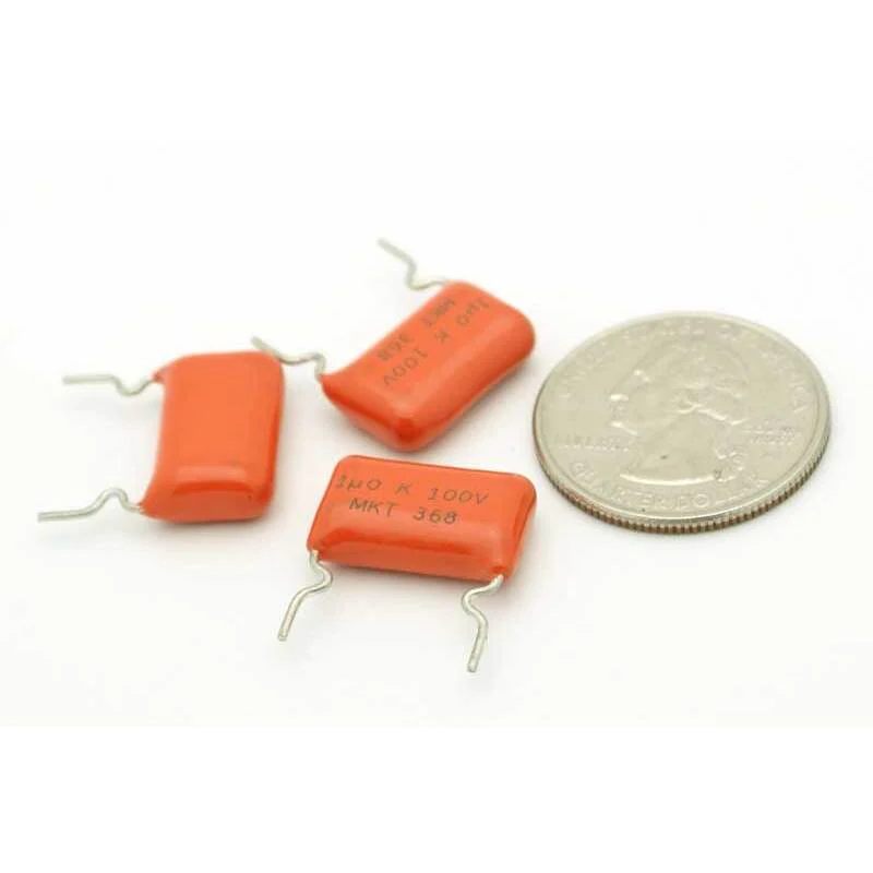film capacitor 1 μF ±10 100 volts Polyester Film