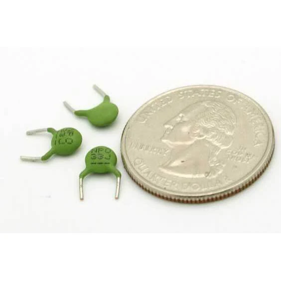 ceramic capacitor 33 pF ±5% 50 volts NP0