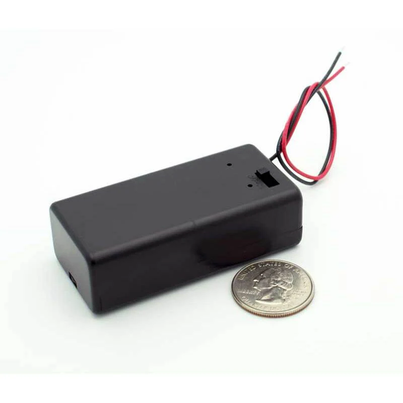 9V Enclosed Battery Holder W/Switch - Image 2