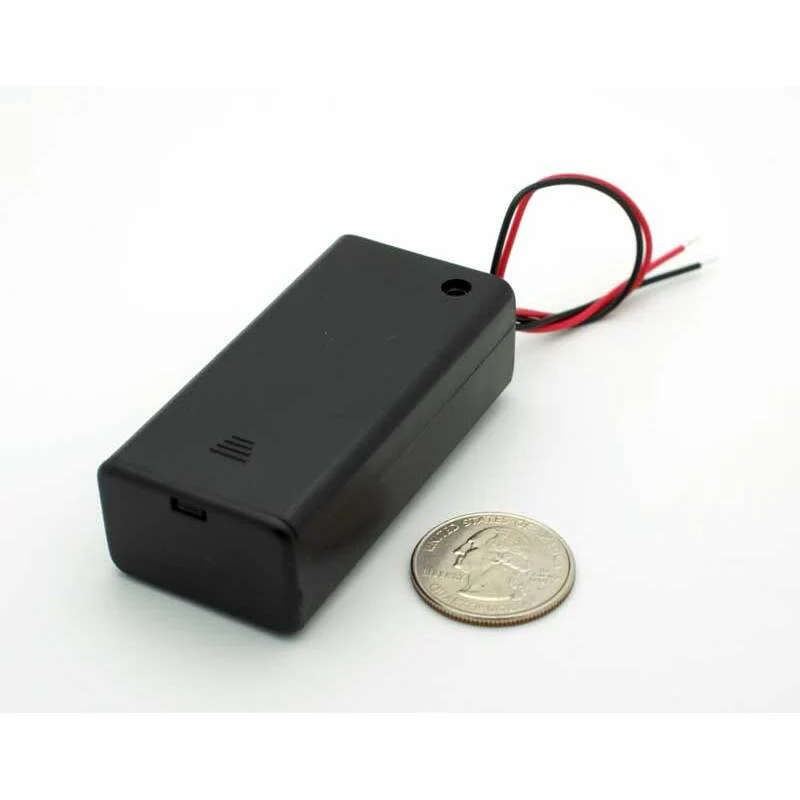 9V Enclosed Battery Holder W/Switch - Image 3