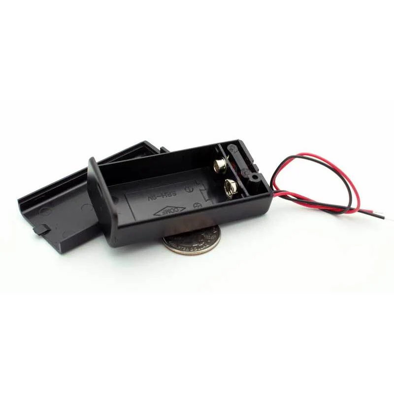 9V Enclosed Battery Holder W/Switch - Image 4